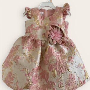 Bonnie Jean- Little and Toddler Girls Jacquard Party